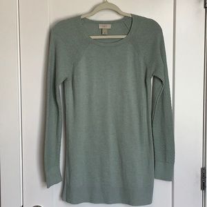 Sea foam green long sleeve sweater